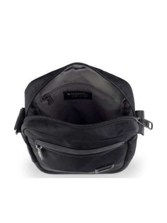 Stone Men's Shoulder / Crossbody Bag Gray