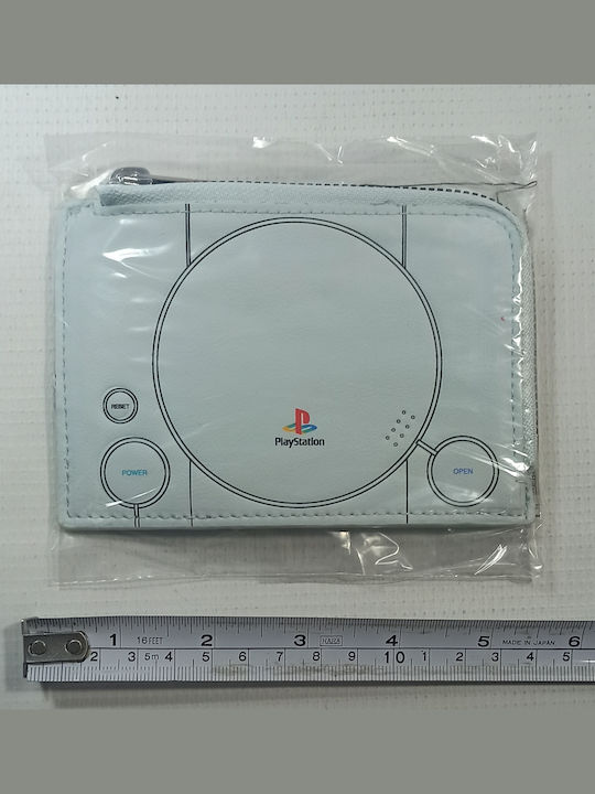 Sony Playstation Мъжки Портфейл За Карти Сив