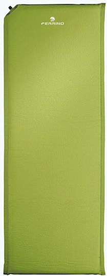 Ferrino Self-Inflating Single Camping Sleeping Mat 183x51cm Thickness 2.5cm in Green color