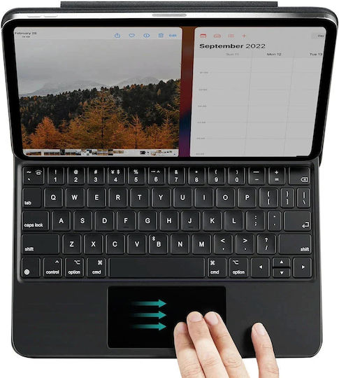 ESR Rebound Klappdeckel mit Tastatur Schware (iPad 2022 10,9 Zoll)
