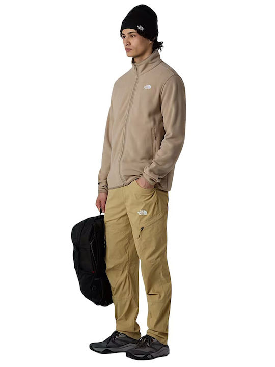 Glacier Ανδρική Ζακέτα Fleece Μπεζ
