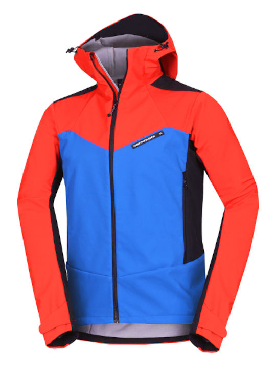 Χειμωνιάτικο Μπουφάν Softshell Αδιάβροχο και Αντιανεμικό Aurelian Orange, Blue