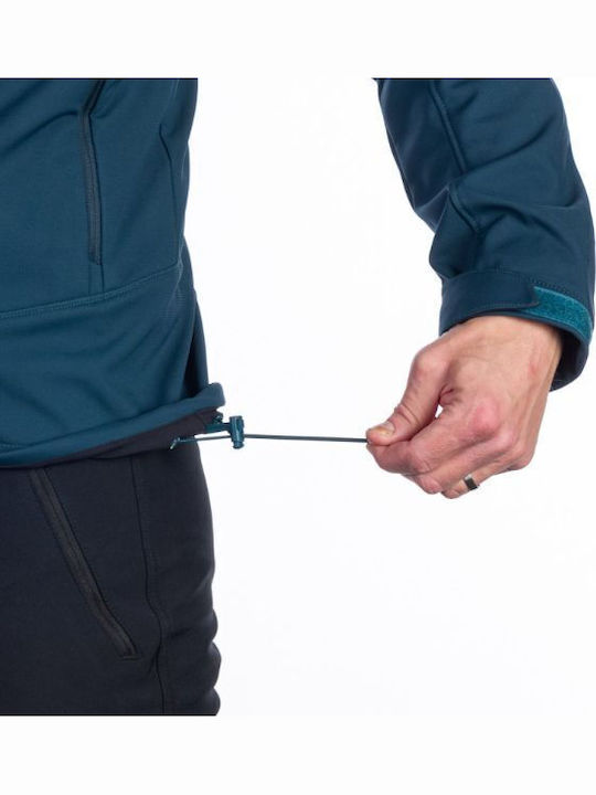 Winter Jacket Softshell Waterproof and Windproof Ink Blue