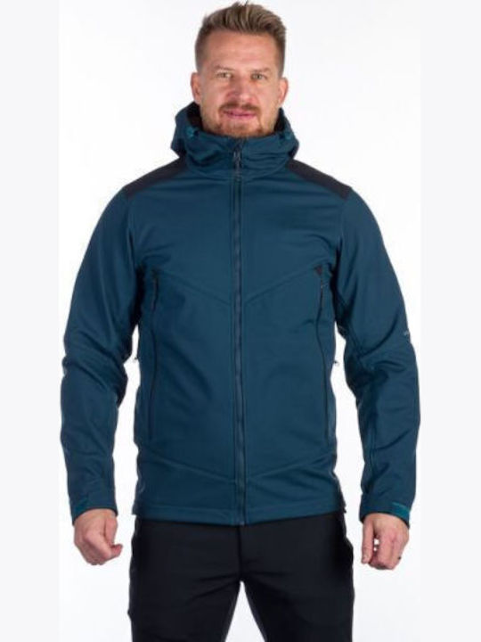 Winter Jacket Softshell Waterproof and Windproof Ink Blue