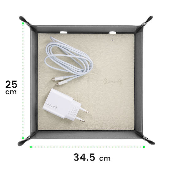 4Smarts Încărcător Wireless (Qi Pad) 15W Gri (541638)