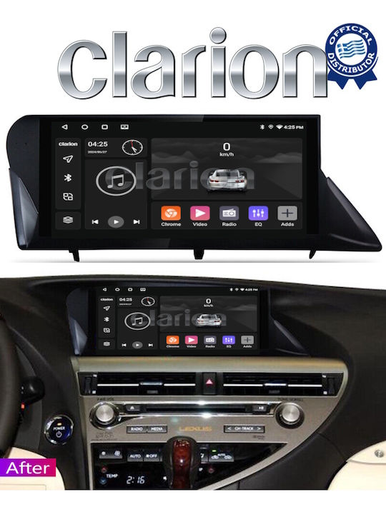 Clarion Ηχοσύστημα Αυτοκινήτου για Lexus RX 2009 > 2014 (Bluetooth/USB/WiFi/GPS/Apple-Carplay/Android-Auto)