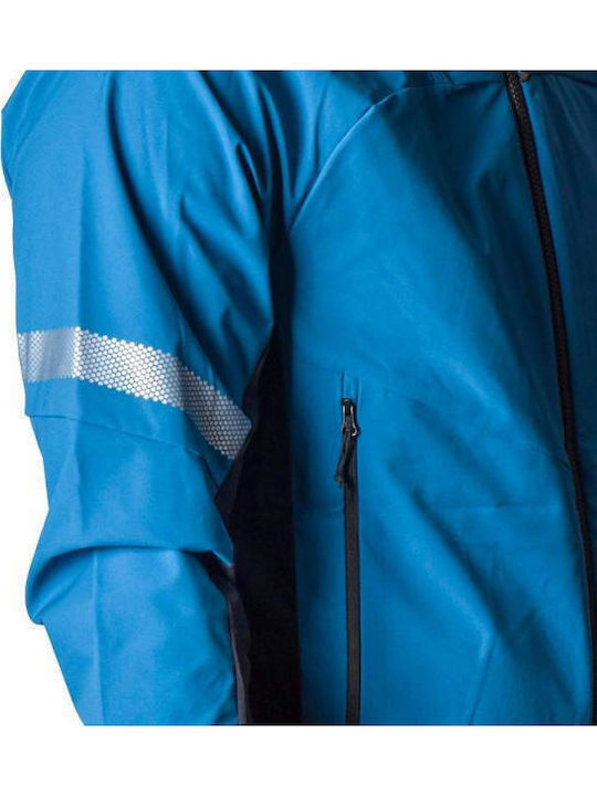 Mens Winter Jacket Softshell Waterproof and Windproof Blue, Black