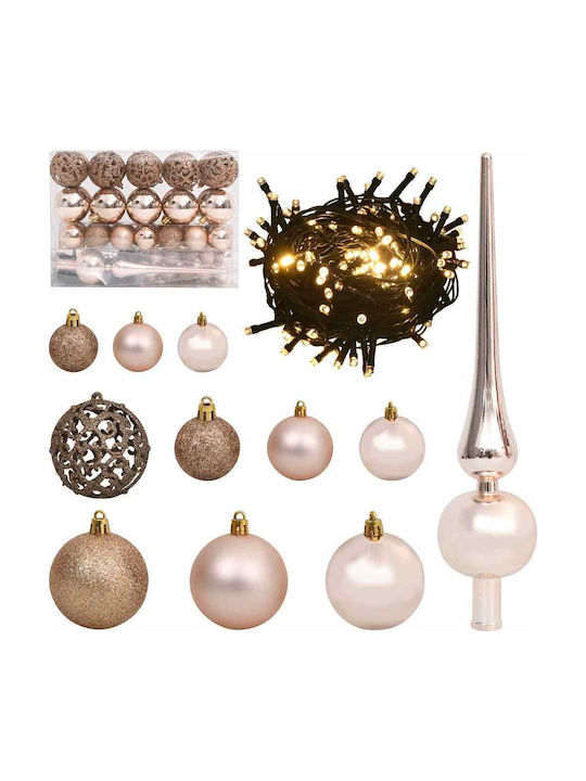 Weihnachtsbaum Künstlicher 150cm mit LED-Beleuchtung Silber