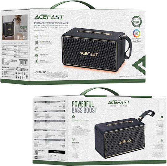 Acefast K3 Max Ηχείο Bluetooth 80W Μαύρο