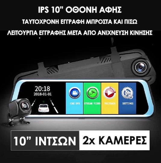 Set Oglinzi cu Camera DVR Auto & Camera de Marsarier