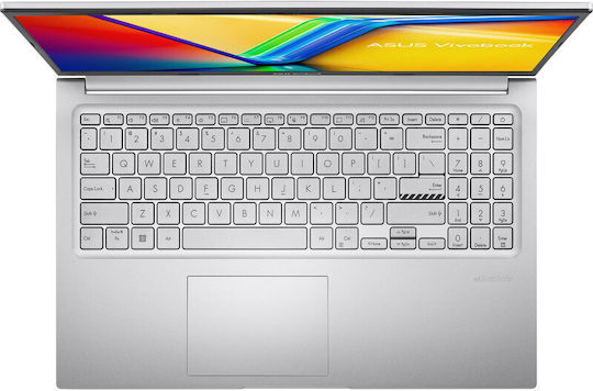 Asus Vivobook 15 M1502YA-BQ160 15.6" IPS FHD (Ryzen 7-7730U/8GB/512GB SSD/No OS) Argintiu rece (Tastatură Engleză Internațională)