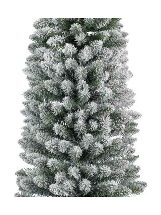 Christmas Tree Pencil Pine Slim Snowy 210cm with 574 Branches