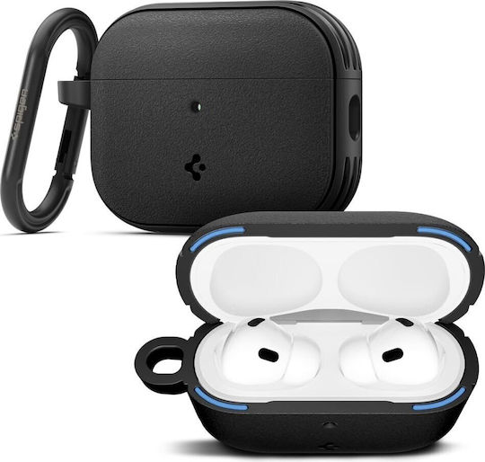 Spigen Vault Case Silicone with Hook in Black color for Apple AirPods Pro 3