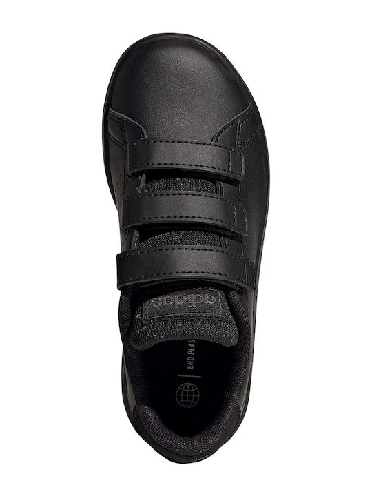 Advantage Παιδικά Sneakers με Σκρατς Core Black / Grey Six