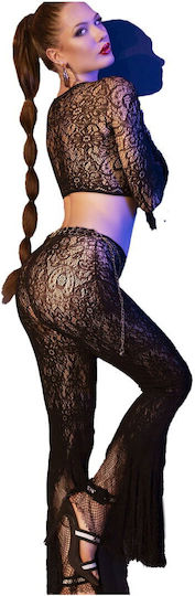 Chilirose Seturi de lenjerie sexy Negru CR-4648