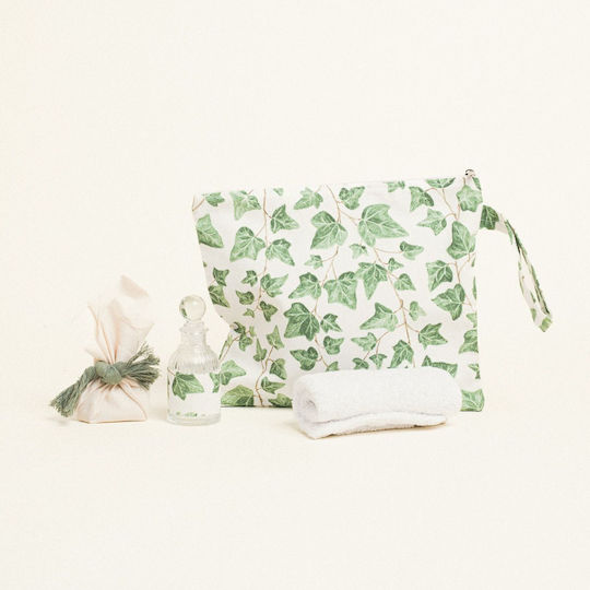 Beauty Home Toiletry Bag Oil Set Ivy Watercolor Look