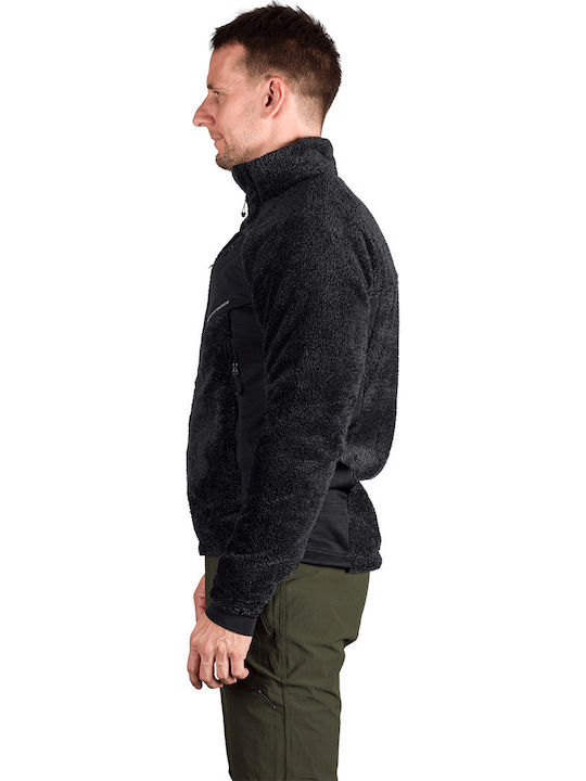 Men's Black Fleece Jacket