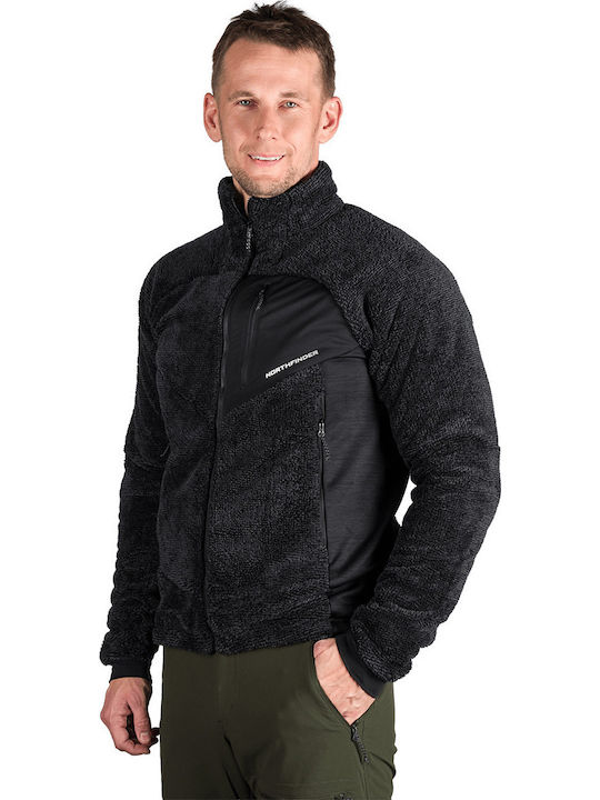 Men's Black Fleece Jacket