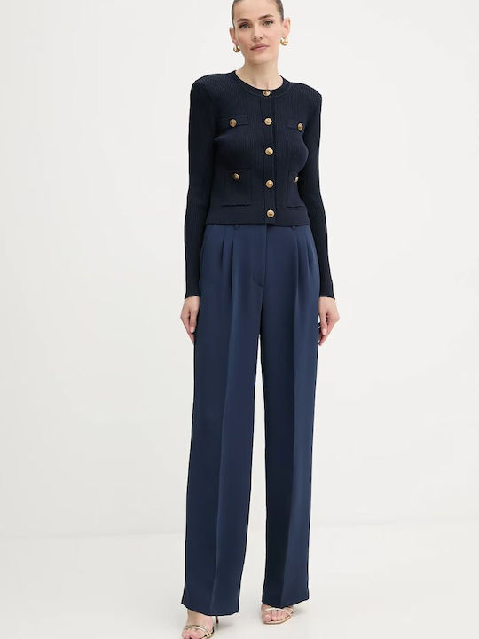 Damen Stoff Hose Blue