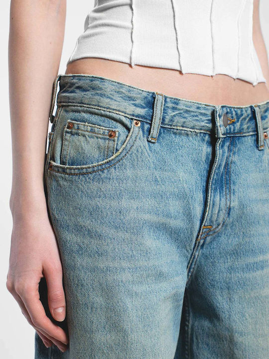 Damenjeans in Entspannter Passform Stream Sky Aged