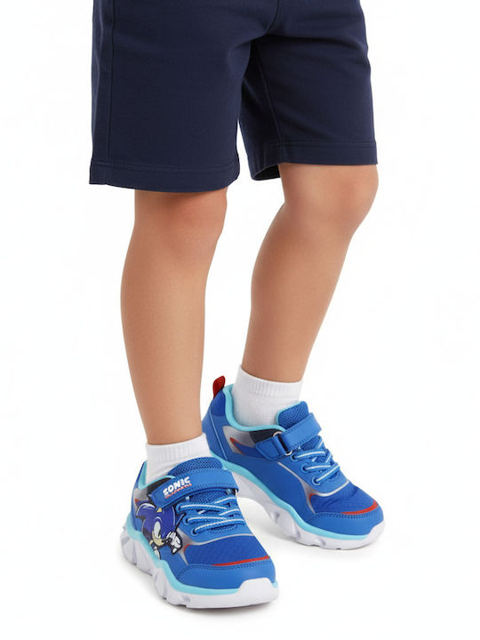 Sonic Kids Sneakers Anatomic with Scratch & Lights Blue