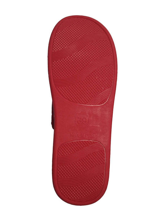 Closed Women's Slippers Red