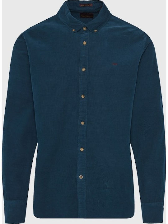 Langärmlig Hemd Petrol-indian Teal
