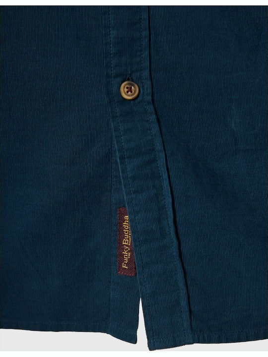 Langärmlig Hemd Petrol-indian Teal