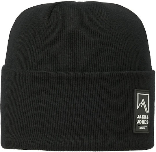 Beanie Unisex Beanie Knitted in Black color