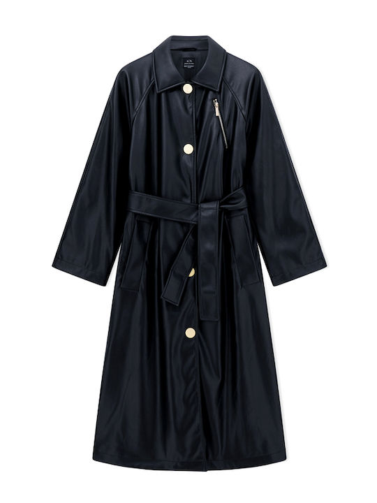 Damen Black Trenchcoat