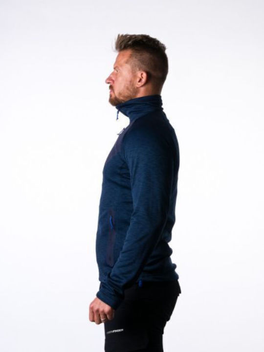 Ανδρική Ζακέτα Fleece Navy Μπλε