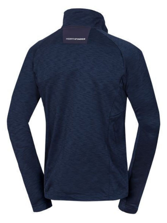 Ανδρική Ζακέτα Fleece Navy Μπλε