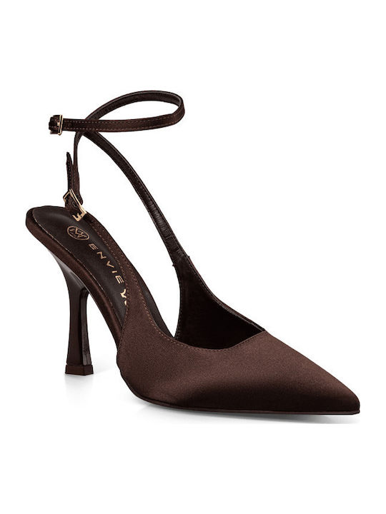 Brown Heels with Strap