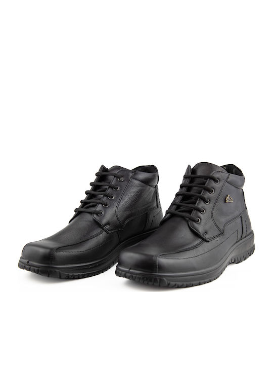Leather Black Men's Boots Anatomical