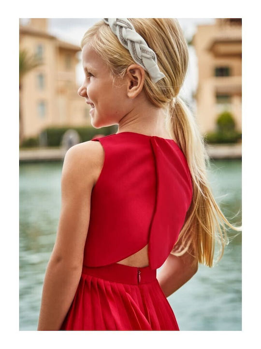 Kids' Fabric Jumpsuit Red