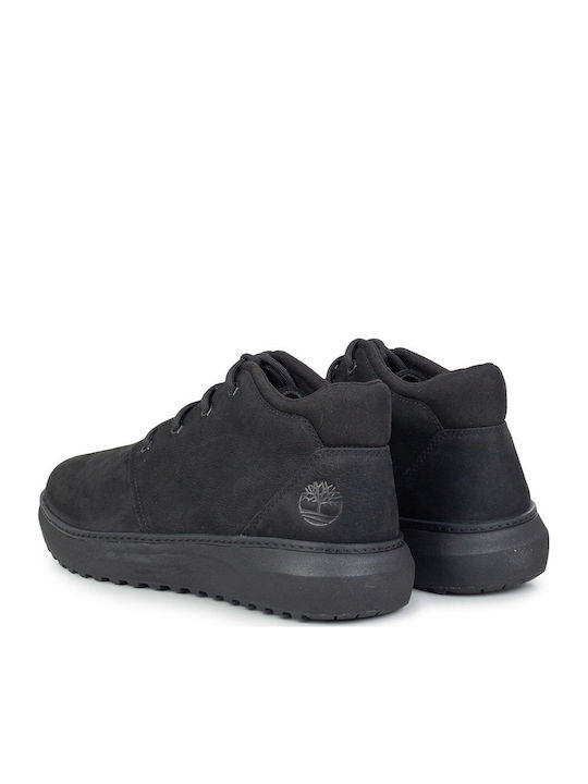 Leather Black Men's Boots