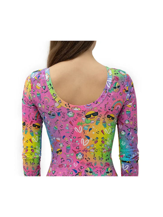 Rainbow Long Sleeve Leotard