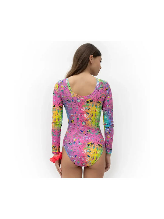 Rainbow Long Sleeve Leotard