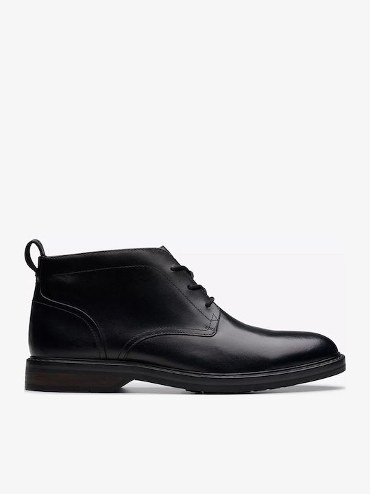 Aldwin Chukka Leather Black Men's Boots