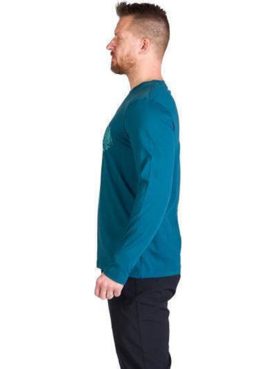 Long Sleeve Blouse Ink Blue
