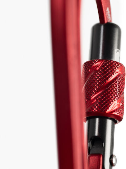 Fixe Picot Screw Red Carabiner Ασφαλειας