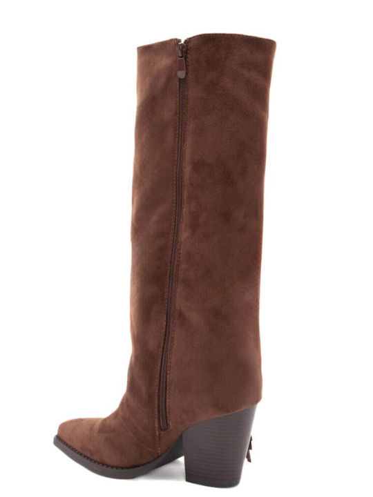 Damenstiefel Cowboy Braun
