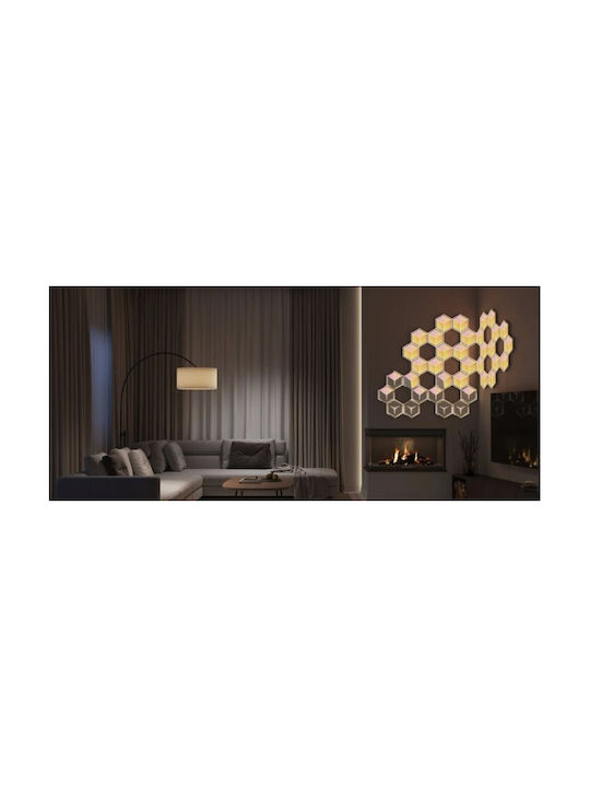 Govee Smart Διακοσμητικό Φωτιστικό Glide Panels Ultra LED RGBIC Hexagon 7τμχ