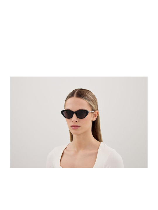 Gucci Feminini Ochelari de soare cu Negru Cadru și Negru Lentilă GG1968S 002
