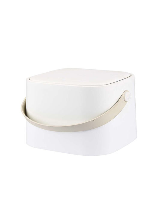 Femmit Waste Bin Handle Inner Bucket 4l Kitchen & Bathroom – White