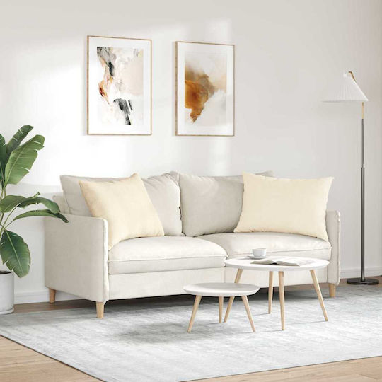 vidaXL Perna Crem 2 Bucăți 50x70 cm vidaXL Perna Crem 2 Bucăți 50x70 cm