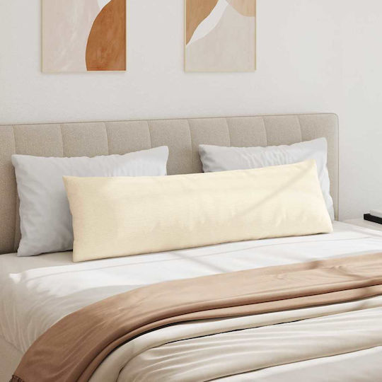 vidaXL Zierkissen Creme 2 Stück 40x145 cm vidaXL Zierkissen Creme 2 Stück 40x145 cm