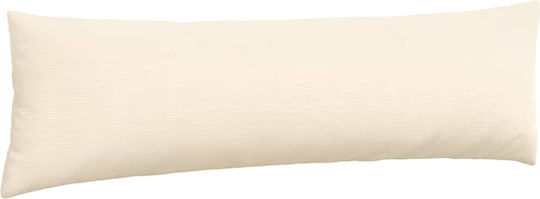 vidaXL Sofa-Kissen aus Samt Crem 40x145cm