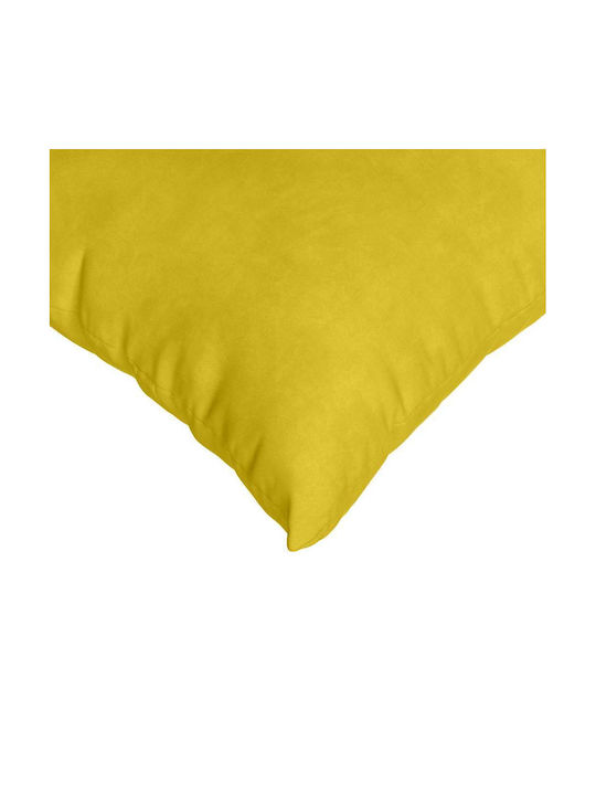 vidaXL Velvet Yellow Sofa Cushion 40x80cm