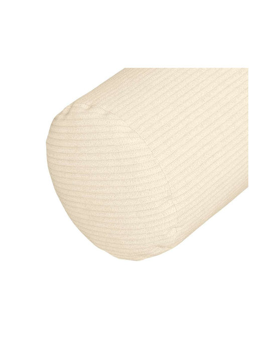 vidaXL Μαξιλάρι Καναπέ από Βελούδο Κρεμ 70x25εκ.